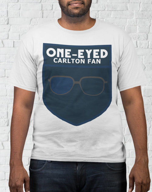 One-Eyed Carlton Fan T-Shirt (Aussie Rules)