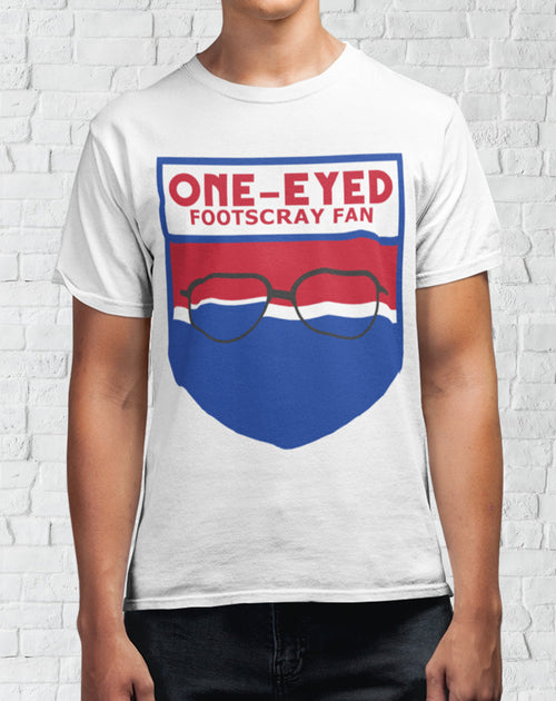 One-Eyed Footscray Fan T-Shirt (Aussie Rules)