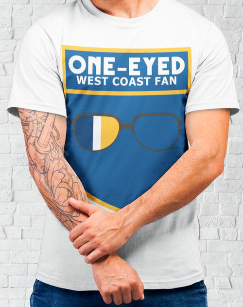 One-Eyed West Coast Fan T-Shirt (Aussie Rules)