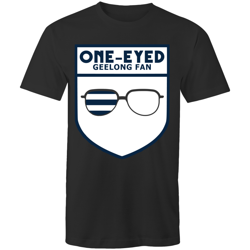 One-Eyed Geelong Fan T-Shirt (Aussie Rules)
