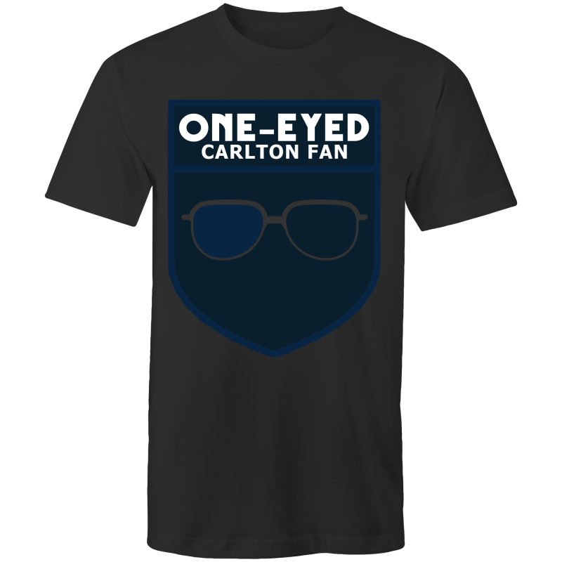 One-Eyed Carlton Fan T-Shirt (Aussie Rules)