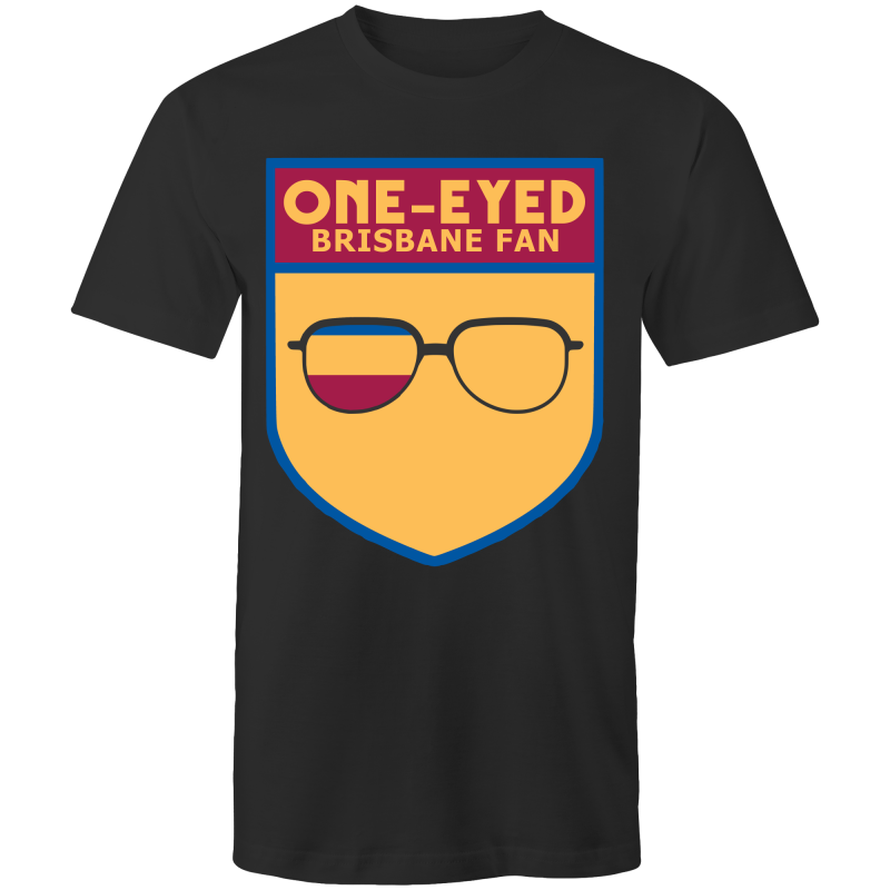 One-Eyed Brisbane Fan T-Shirt (Aussie Rules)